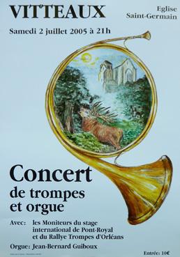 Iconographie - Affiche du concert de trompes