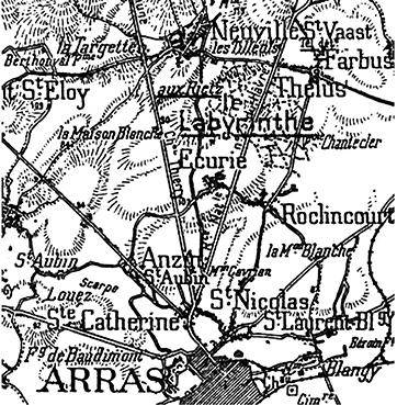 Iconographie - Le secteur d'Arras