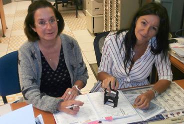 Iconographie - Béartrice Gilardeau au bureau