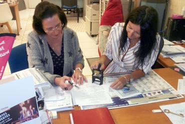 Iconographie - Béartrice Gilardeau au bureau