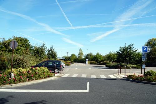 Iconographie - L'entrée du parking près de l'étier