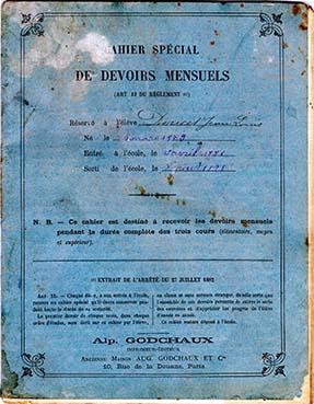 Iconographie - Cahier spécial de devoirs mensuels