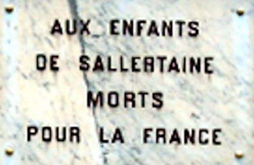 Iconographie - Plaque Aux enfants morts pour la France