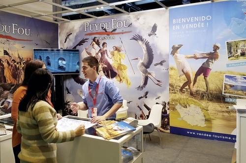 Iconographie - Promotion touristique à un salon international par Vendée Tourisme