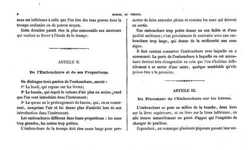 Partition - Manuel du Veneur - 2sur6 - Articles II et III