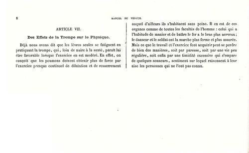 Partition - Manuel du Veneur - 6sur6 - Article VII