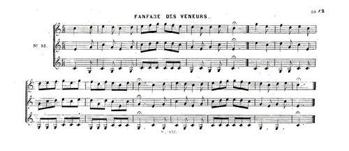 Partition - Fanfare des veneurs 53