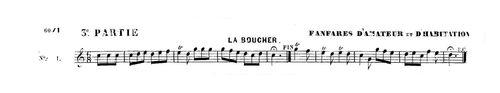 Partition - 3e partie - Fanfares d'amateur et d'habitation - La Boucher 1 