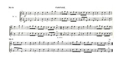 Partition - Fanfare 9 - 1sur2 et 2sur2