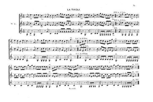 Partition - Trios - La Tivoli 2