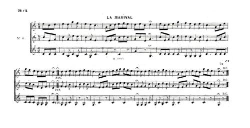 Partition - La Marival 6 - 1sur2 et 2sur2