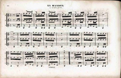 Partition - Handel (La) ou L'Anglaise 1sur2
