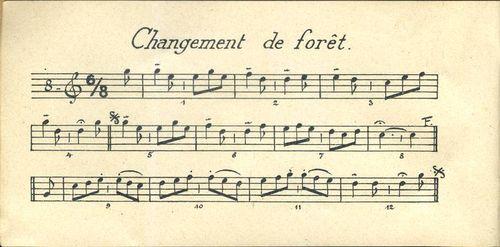 Partition - Changement de forêt (Le)