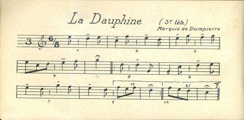 Partition - Dauphine  - 3e tête