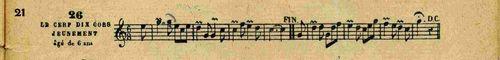 Partition - Cerf dix cors jeunement (Le) n- N°26