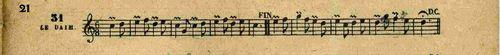 Partition - Daim (Le) - N°31