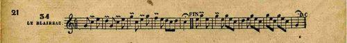 Partition - Blaireau (Le) - N°34