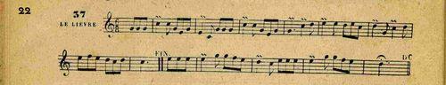 Partition - Lièvre (Le) - N°37