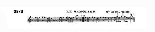 Partition - Sanglier (Le)