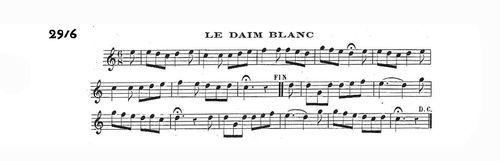 Partition - Daim blanc (Le)