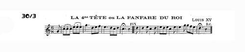 Partition - 4ème tête ou la Fanfare du Roi (la)