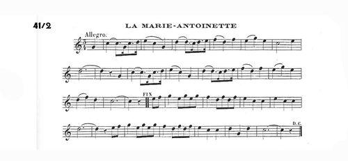 Partition - Marie-Antoinette (La)