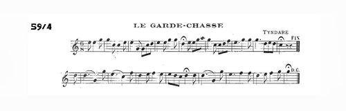 Partition - Garde-Chasse (Le)