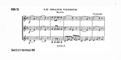 Partition - Grand Veneur (Le) 1sur2