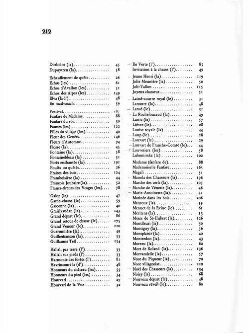 Partition - Table des matières 3sur4