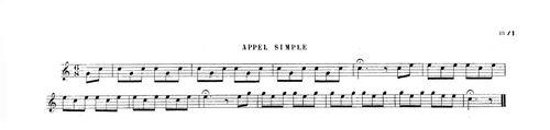 Partition - Appel simple