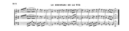 Partition - Hourvari de la vue (Le)