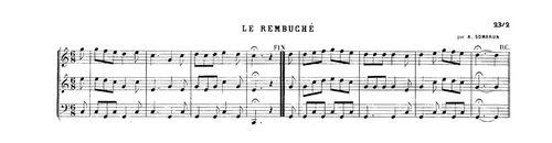 Partition - Rembuché (Le)