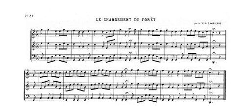 Partition - Changement de forêt (Le)
