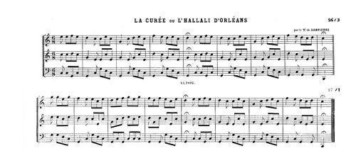 Partition - Curée (La) ou l'hallali d'Orléans