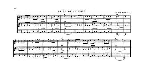 Partition - Retraite prise (La)