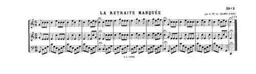 Partition - Retraite manquée (La)