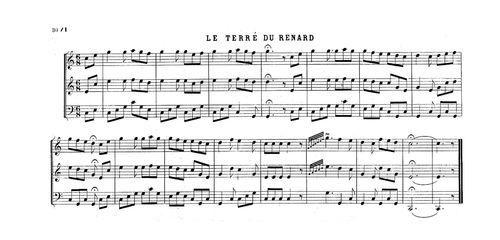 Partition - Terré du renard (Le)