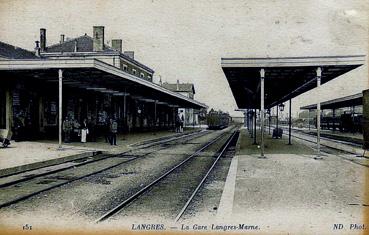 Iconographie - La gare Langres-Marnes