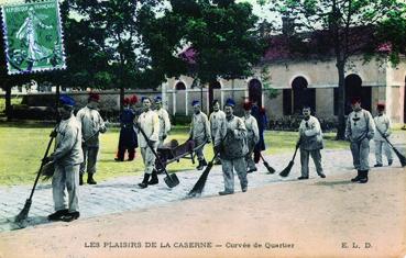 Iconographie - Les plaisirs de la caserne - Corvée de quartier