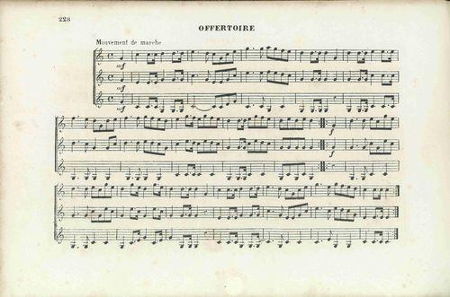 Partition - Messe de Saint-Hubert - Thiberge - Offertoire - 155-3