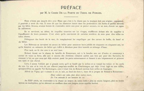 Partition - Préface par M. le Comte de La Porte du Theil de Forges-1sur3