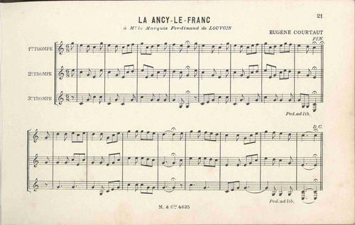 Partition - Ancy-le-Franc (la)