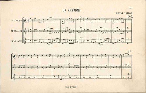 Partition - Arbonne (la)