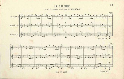 Partition - Balorre (la)