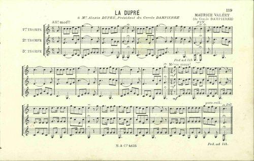 Partition - Dupré (la) Musique (Trio)