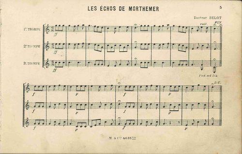 Partition - Echos de Morthemer (les)