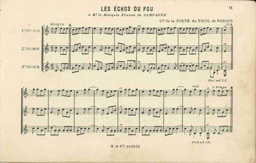 Partition - Echos du Fou (les)