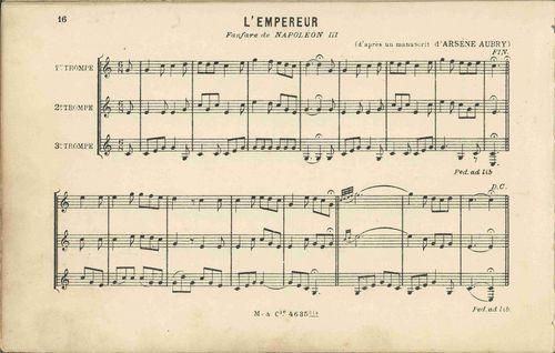 Partition - Empereur (l') ou la Napoléon III