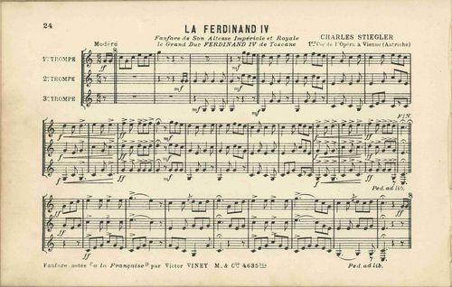 Partition - Ferdinand IV (la)
