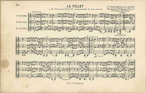 Partition - Follet (la)